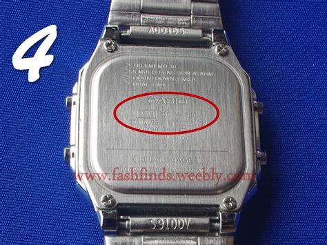 casio vintage watch original vs fake|how to check for casio watch.